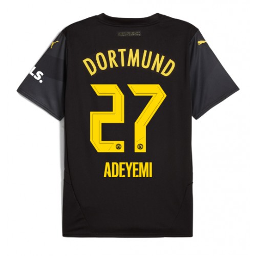 Fotbalové Dres Borussia Dortmund Karim Adeyemi #27 Venkovní 2024-25 Krátký Rukáv